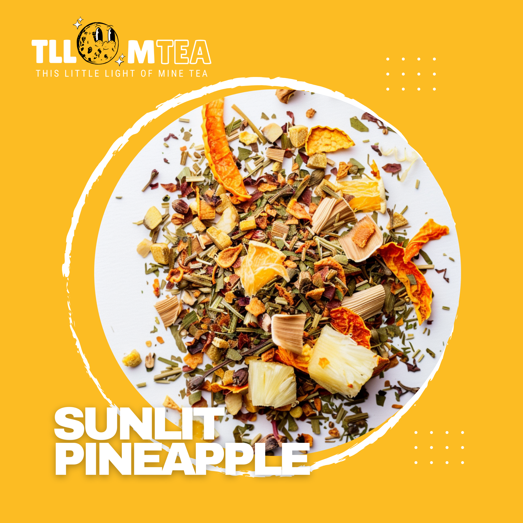 Sunlit Pineapple – Detox & Vitality Tea