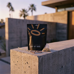 Lavender Halo calm herbal tea Batch 001 — TLLoM Tea matte black packaging
